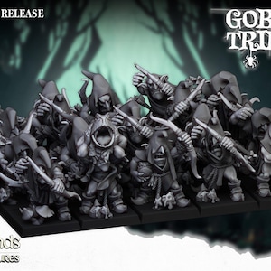 Swamp Goblin Miniature Collection – 3D Printed Fantasy Goblins for Tabletop & Skirmish Wargames - Highlands Miniatures
