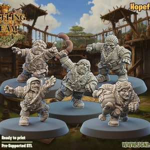Halfling Team Booster: Conquistadors Style - Fantasy Football Miniatures