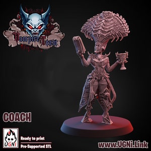 Bloodbowl Vampire Coach Miniature - UGNI Miniatures