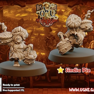 Sindia Pie Halfling Star Player-miniatuur voor fantasyvoetbal