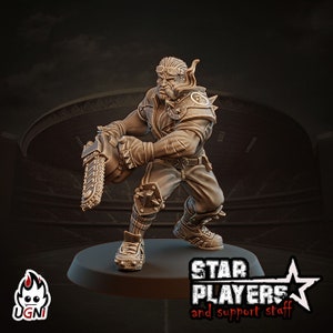 Gelmut Brolf: Chainsaw Star Player-miniatuur voor fantasyvoetbal