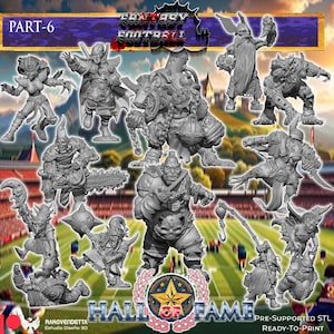 Hall of Fame 6 - Star Players Bundle High Quality Miniatures Rakovendetta
