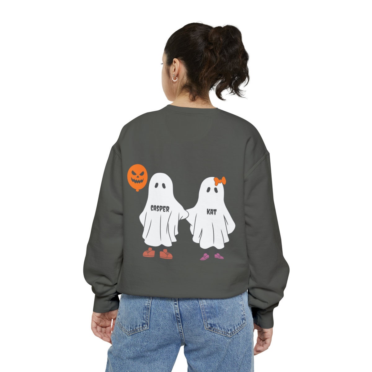 Discover Customizable Halloween Couples Sweatshirt - I'm His/Her Boo - Mens sweatshirt, Womens sweatshirt, Black sweatshirt