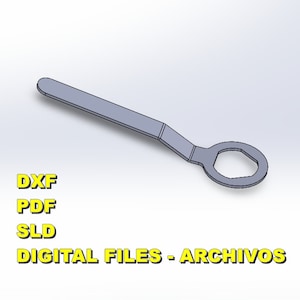 G-Type Keg Opening Tool - Llave para abrir barriles de cerveza tipo G. (digital files, cutting plans, laser, plasma)