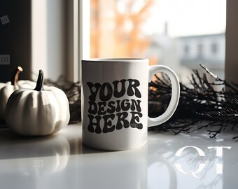 Coffee Mug Fall Mockup, Cup Mock Up, Simple Mockups, 11oz Coffee Stock Photo Cute Mockup Holiday Mockup Mugs Digital Download Tea Mug Mock