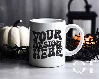 Coffee Mug Fall Mockup, Cup Mock Up, Simple Mockups, 11oz Coffee Stock Photo Cute Mockup Holiday Mockup Mugs Digital Download Tea Mug Mockup