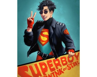 Póster de Twink of Steel (Superboy - Conner Kent)