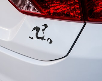 Road Run-ner Vinyl Decal Sticker - Meep Meep! Classic Cartoon Design for Cars, Laptops, Choice of Colours, Handmade