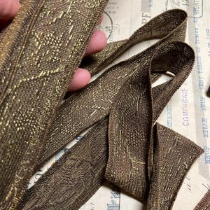 10 meter bos antiek gevlochten metalen koperdraad. Ongebruikte dode inventaris.