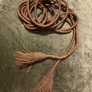 Venetian Antique gold bullion tassels on rope