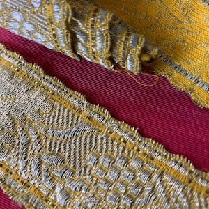 50cm Regency antique wide width Italian gold metallic trim braid