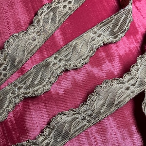 3.8 meters of Antique old gold metal thread braid trim
