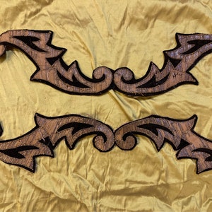 17th century Antique appliqué. 45cm
