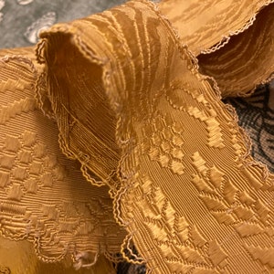 7.2m of antique pure silk ribbon trim