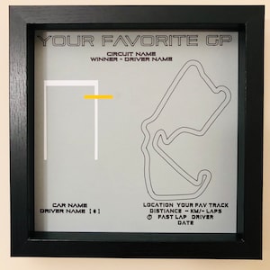 F1 Wandkunst benutzerdefinierter Rahmen wählen Sie Ihren Lieblings-Renntag! Alle Tracks vorhanden einige Fahrer sind vorhanden