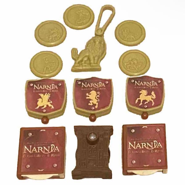 Narnia Lion Witch Wardrobe Miniature Set of 7!!