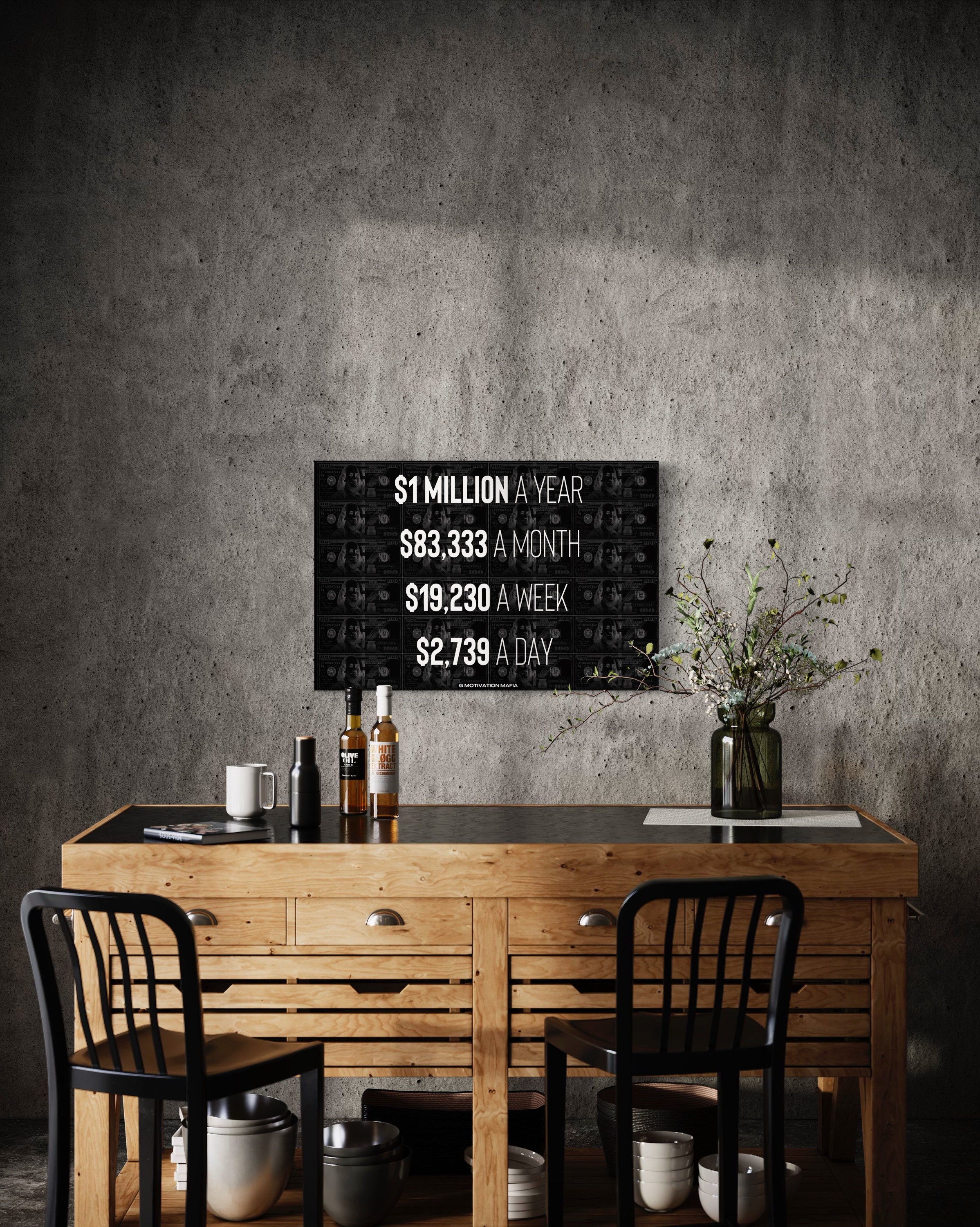 Business Man Wall Art, CEO Office Wall Paint, Abstract Art Print ...