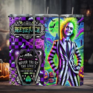 BeetleJuice BeetleJuice BeetleJuice Skinny Tumbler