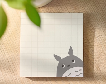 Waldgeist Fan-Art Sticky Pad | Niedliche Japanische Briefpapier Notizen, Anime Sticky Notes, Geschenke für Sie, Kreatives Journaling