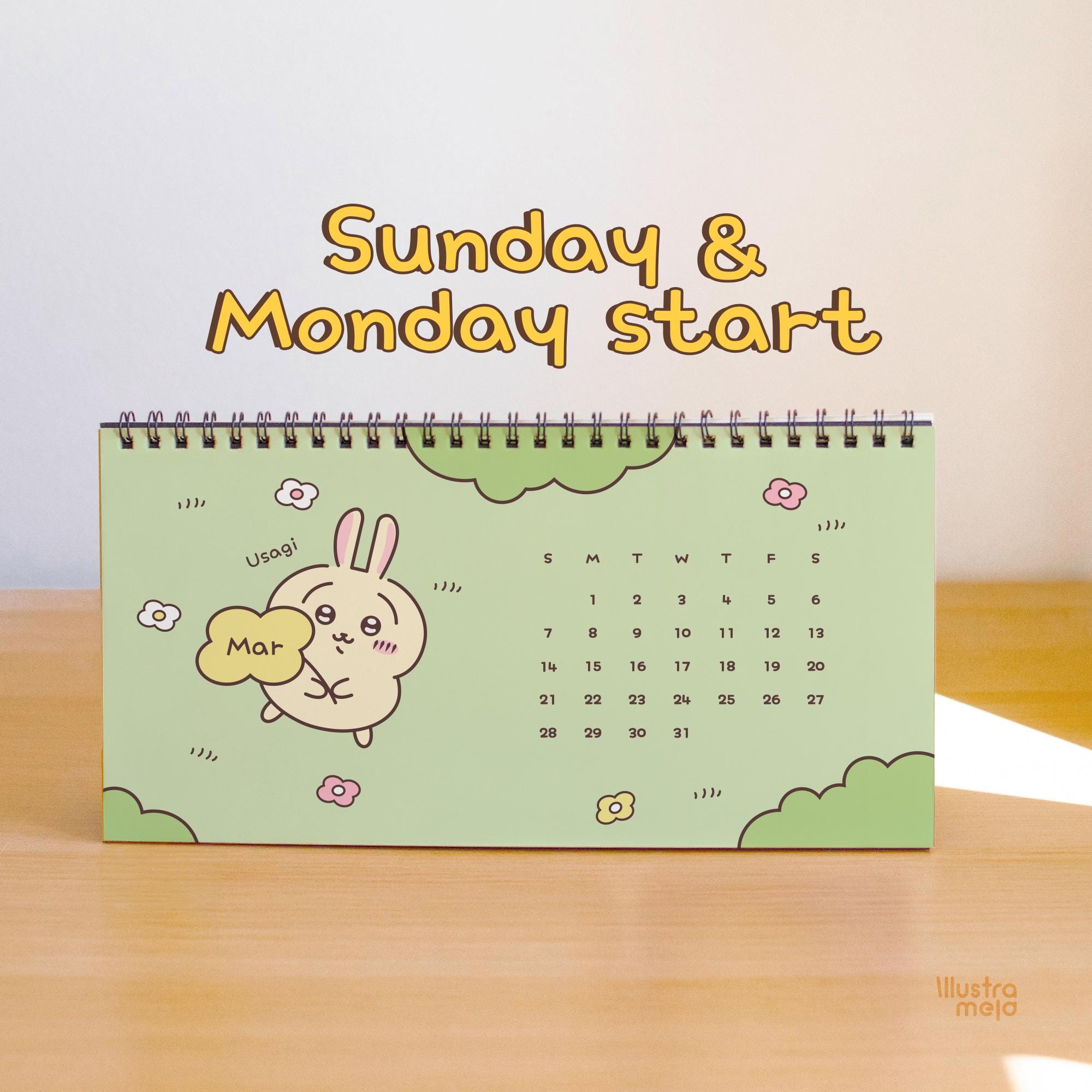 Chiikawa Calendar - Etsy