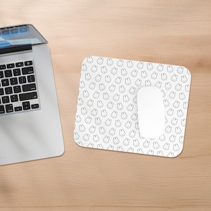 Niedliches Bunny Designed Maus Pad | Miffy inspiriert Mauspad, kleines Mauspad, GamingMouse Pad, Kaninchenmuster, Miffy Zubehör, Miffy Geschenke