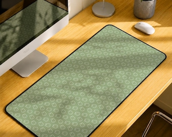 Cute Bunny Pattern Desk Mat | Miffy Inspired Desk Mat, Large Mouse Pad, Gaming Desk Mat, Rabbit Pattern, Miffy Accessory, Miffy Gifts