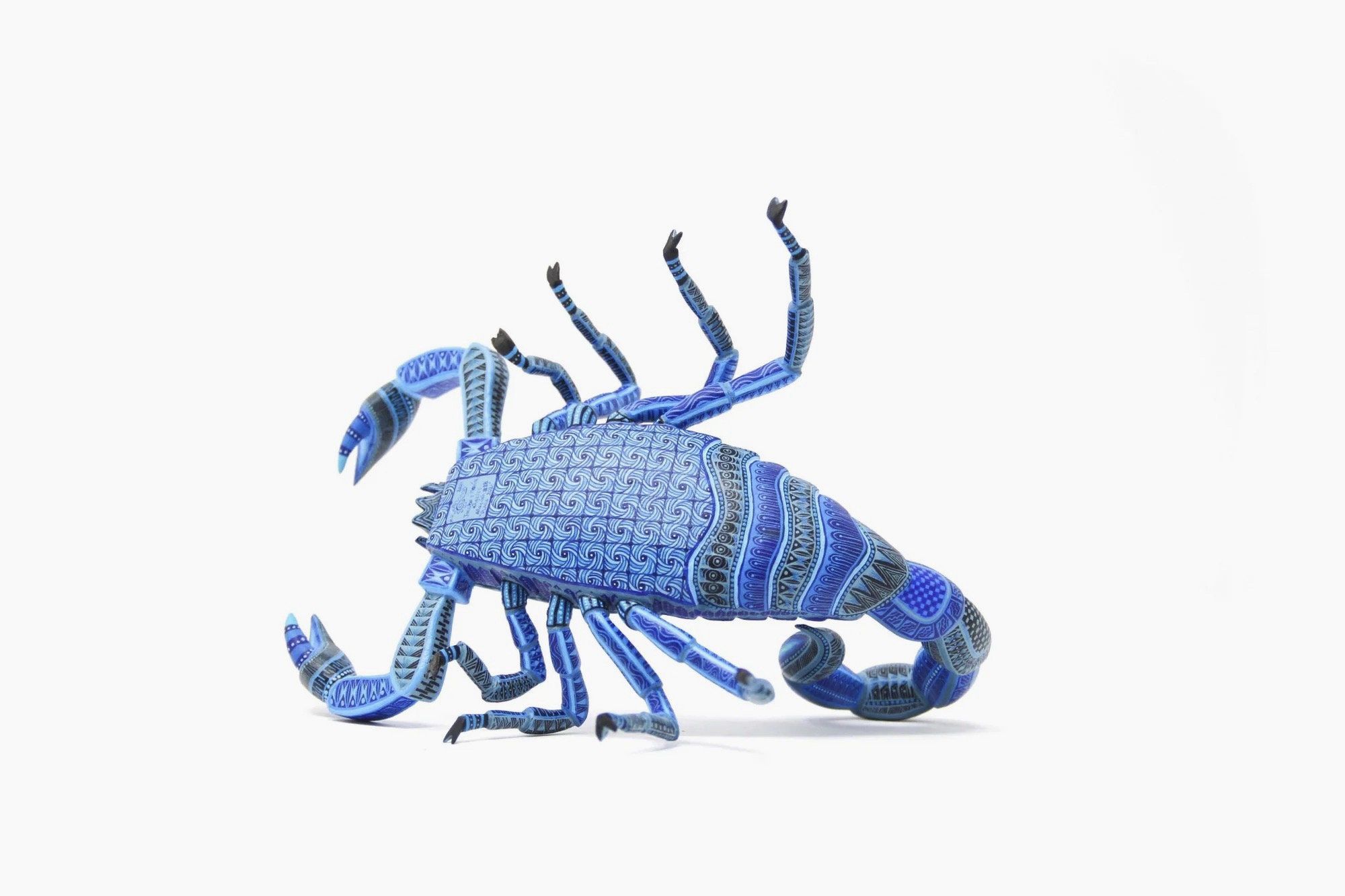 Scorpion Alebrije Wood Sculpture Handpainted With Colorful - Etsy
