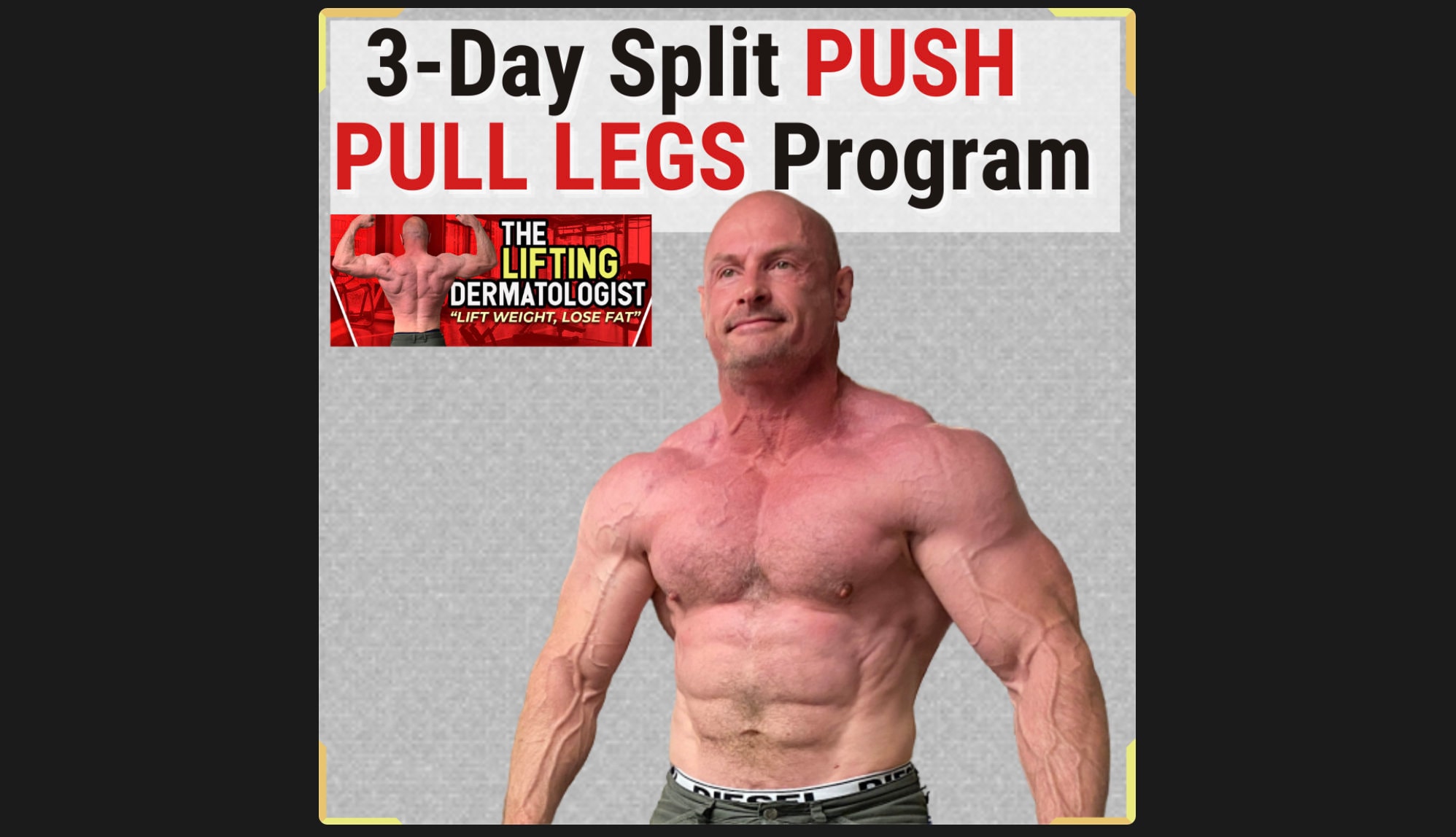 3day Split Push Pull Legs PROGRAM Etsy