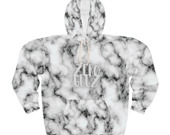 Kopie van unisex pullover-hoodie met Zer0 Geez-logo (AOP)