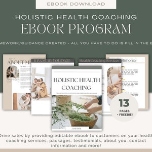 Eucalyptusthema: eBook-programma voor gezondheidscoach | Freebie inbegrepen | Onlinecoach | Gezondheid en welzijn | Voedingsdeskundige | Kruidengeneeskunde | Bedrijf