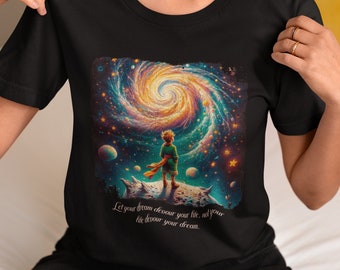 The Little Prince Quote Shirt Book Lover Shirt Antoine de Saint-Exupéry Inspirational Quote Shirt Literary Gift Idea The Little Prince Print