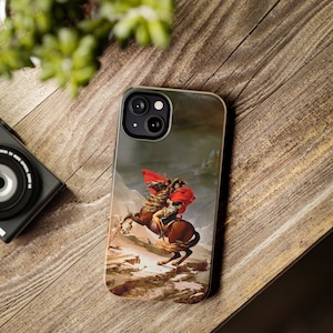 Napoleon Crossing the Alps by Jacques-Louis David, iPhone 7 8 X 11 12 13 14 Plus Pro Max & More, Tough Phone Cases, Napoleon Bonaparte Phone