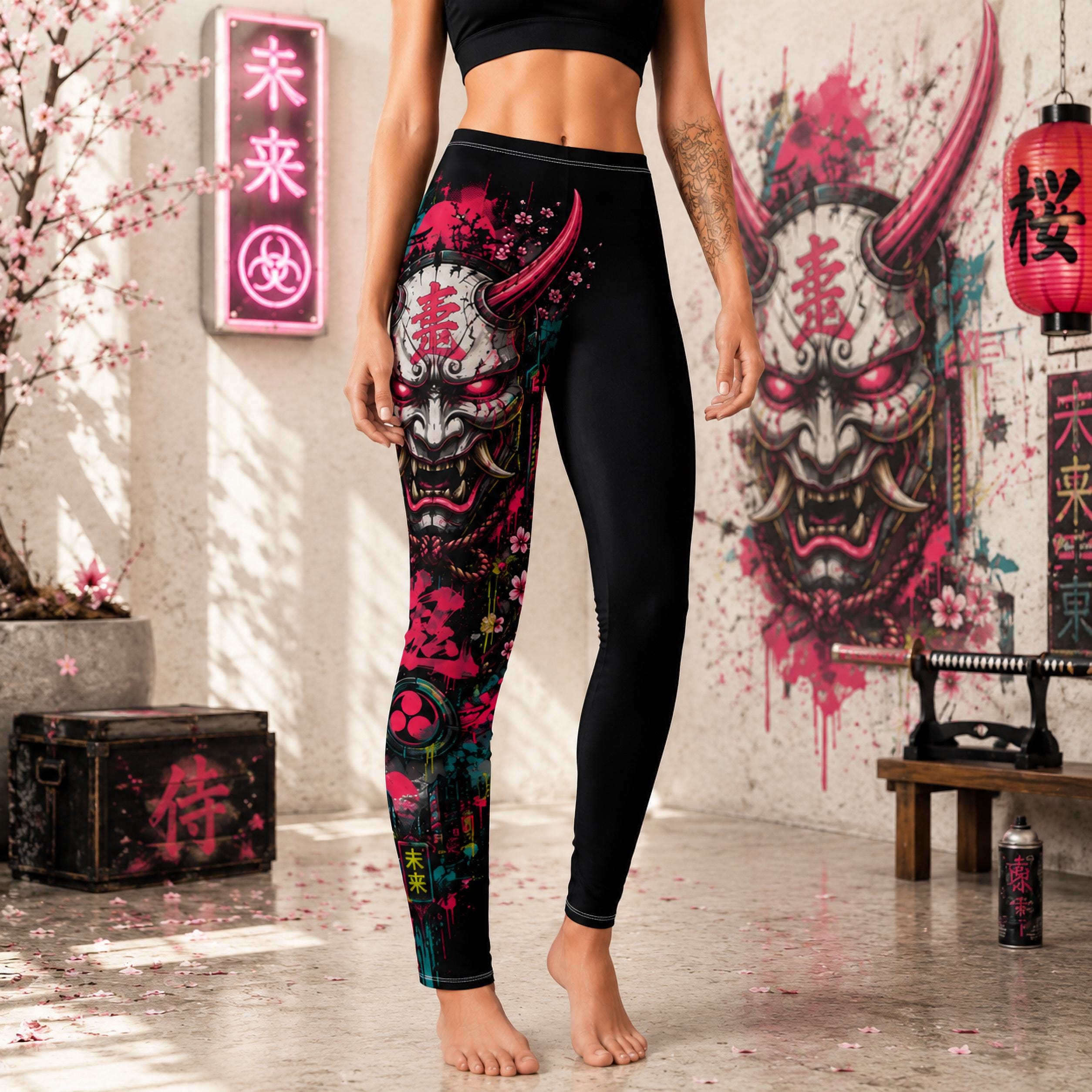 Demon Leggings - Etsy UK