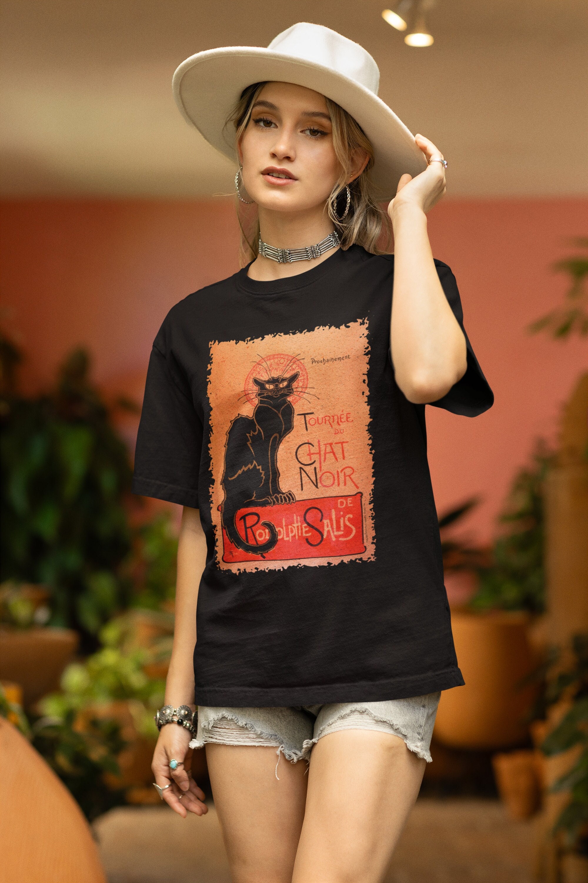 Le Chat Tshirt - Etsy