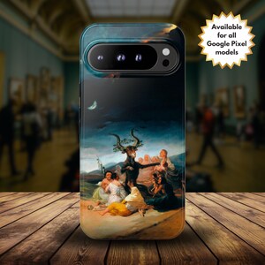 Witches Sabbath by Francisco Goya Google Pixel Phone Case Famous Painting, Google Pixel 9 8 7 6 Pro & All Models Covers Fine Art Lovers Gift