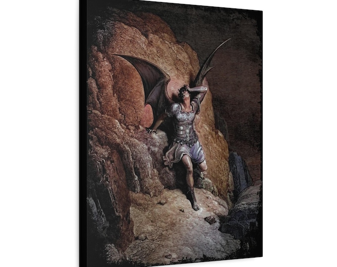 Gustave Doré : Paradise Lost (1894) Gallery Wrapped or Framed Giclee ...
