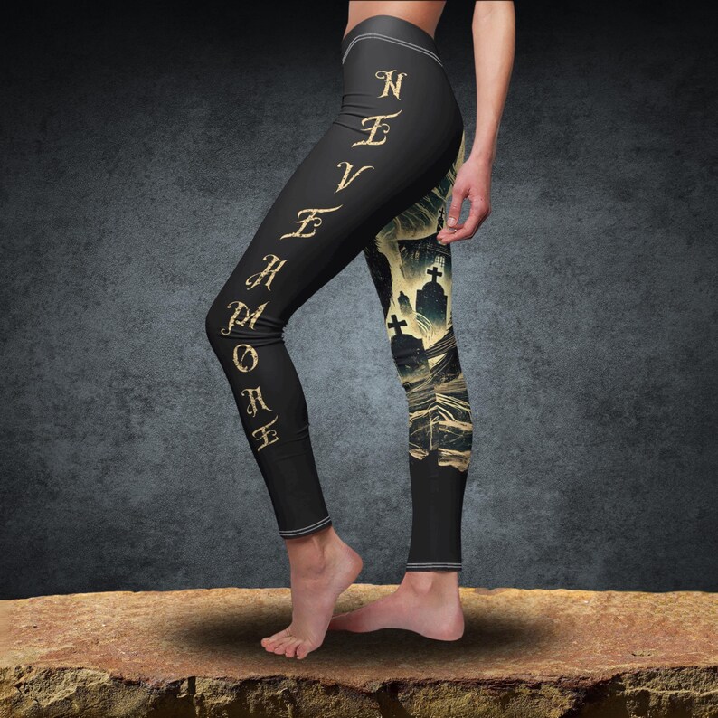Nightfall Creed – Gothic Leggings by The Nevermore main image 0