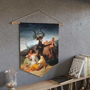 Witches&#39; Sabbath by Francisco Goya Home Decor Art Lovers Gift Famous Painting Witchy Fine Art Wall Art El Aquelarre Gothic Decor Goya Print
