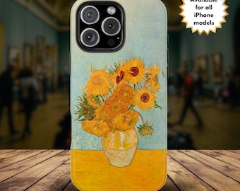 Van Gogh Sunflowers iPhone Case: Famous Painting Phone Case | Fine Art Lover Gift | All iPhone Models