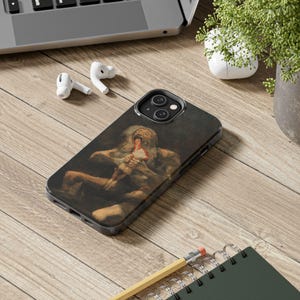 Saturn Devouring His Son by Francisco Goya Art iPhone Case, All iPhone Models Air Plus Pro Max & More Macabre Art Romanticism Painting image 10