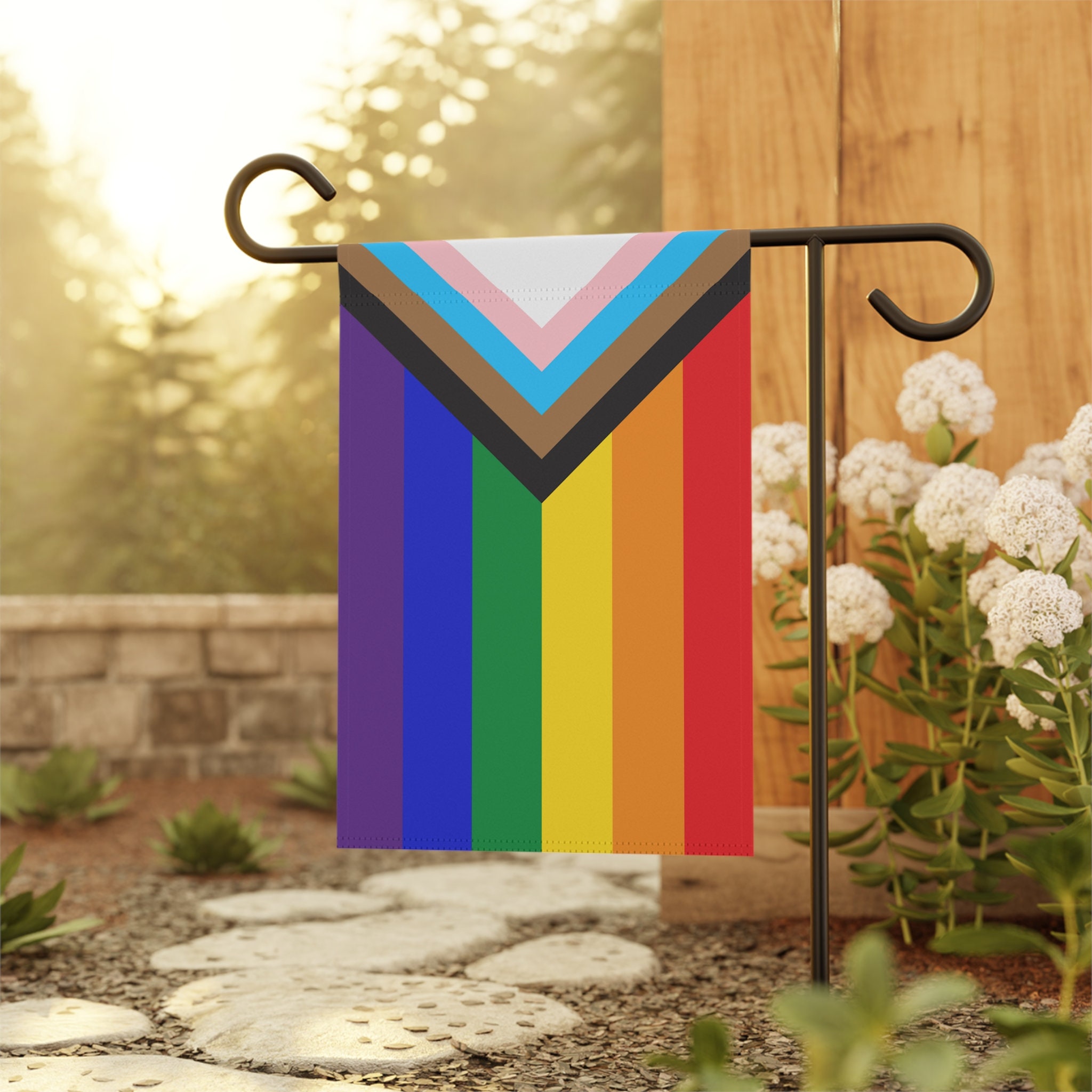 Discover Lgbt Flag | Pride Party | Progress Pride Flag | Equality Garden Flag | Pride Month | Lgbt Gay Lesbian Bi Trans Party Gift | Lgbtq Flags