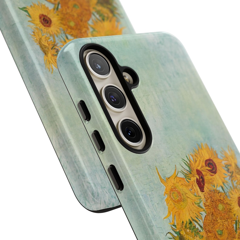 Van Gogh Sunflowers Samsung Phone Case – Fine Art Ultra Plus Cover for Samsung S24, S23, S22 & All Models. Perfect Gift for Art Lovers. Featuring Van Gogh's famous painting, this case combines style and protection for your device