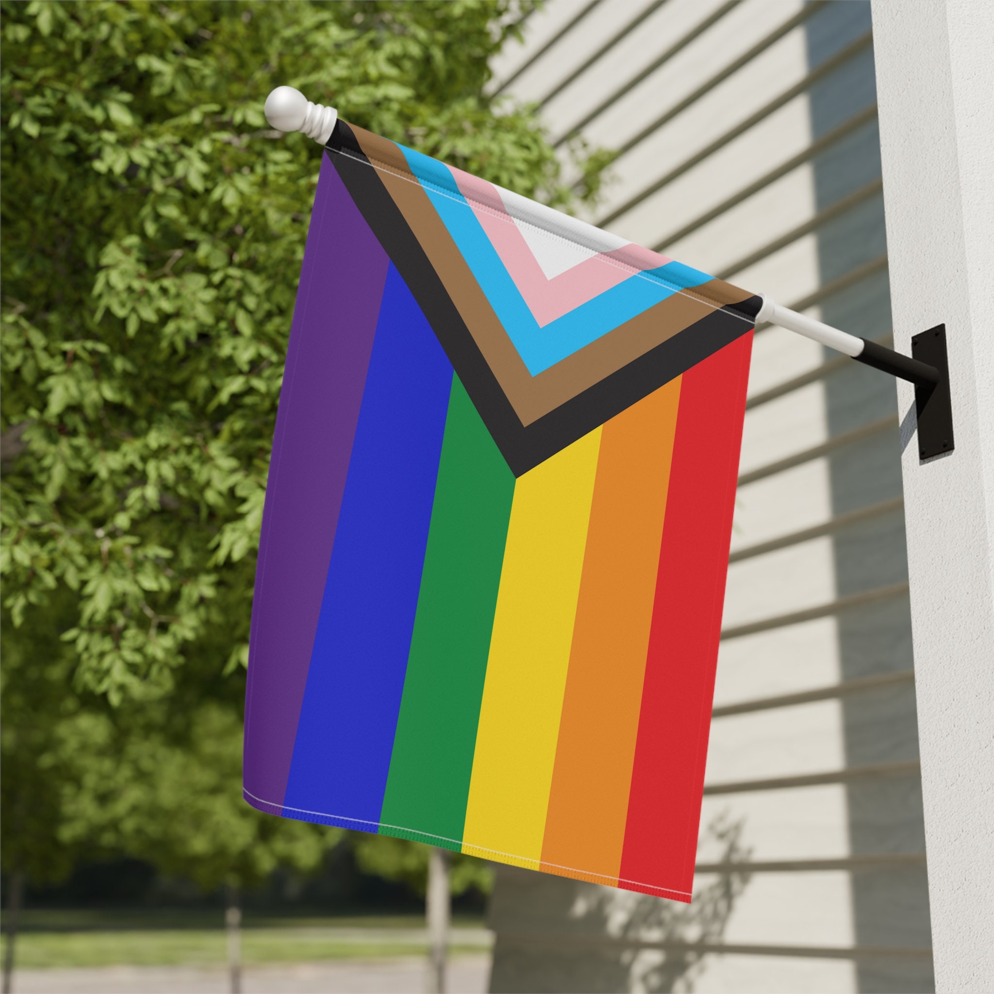 Discover Lgbt Flag | Pride Party | Progress Pride Flag | Equality Garden Flag | Pride Month | Lgbt Gay Lesbian Bi Trans Party Gift | Lgbtq Flags