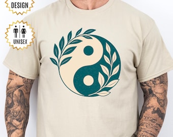 Koszulka Yin Yang – prezent duchowy inspirowany duchem zen: koszulka do medytacji dla miłośników jogi