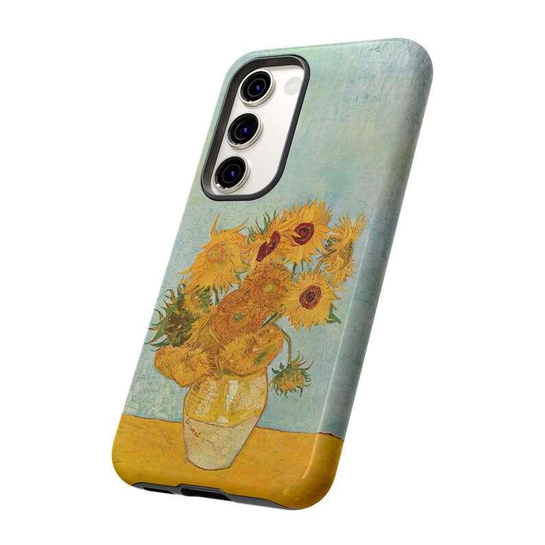 Van Gogh Sunflowers Samsung Phone Case – Fine Art Ultra Plus Cover for Samsung S24, S23, S22 & All Models. Perfect Gift for Art Lovers. Featuring Van Gogh's famous painting, this case combines style and protection for your device