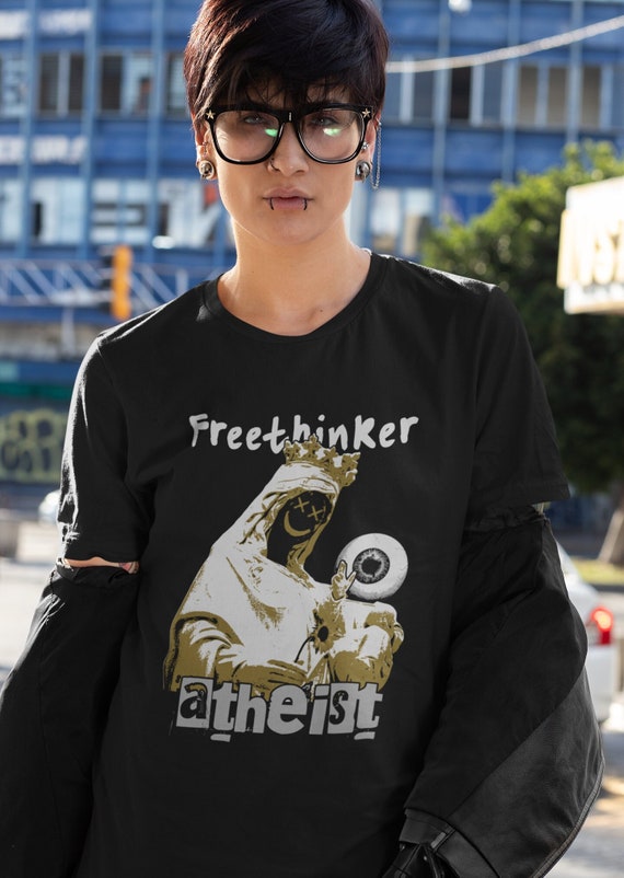 Skeptic Anti-Religion Atheism Distressed Retro Tshirt Skeptic Anti-Religion Atheism Distressed Retro Tshirt