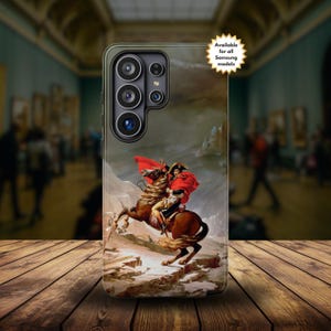 Napoleon Crossing the Alps by Jacques-Louis David Samsung Phone Case: Napoleon Bonaparte Samsung Galaxy Cover All Models