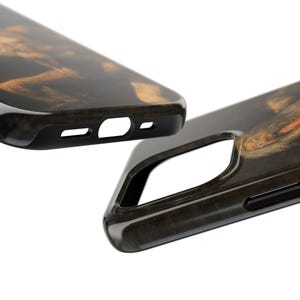 iPhone case featuring Goya's 'Saturn Devouring His Son,' printed with vivid detail. Made from durable materials, it protects your phone from scratches and damage. A perfect gift for art lovers or anyone seeking a unique, artistic phone accessory.