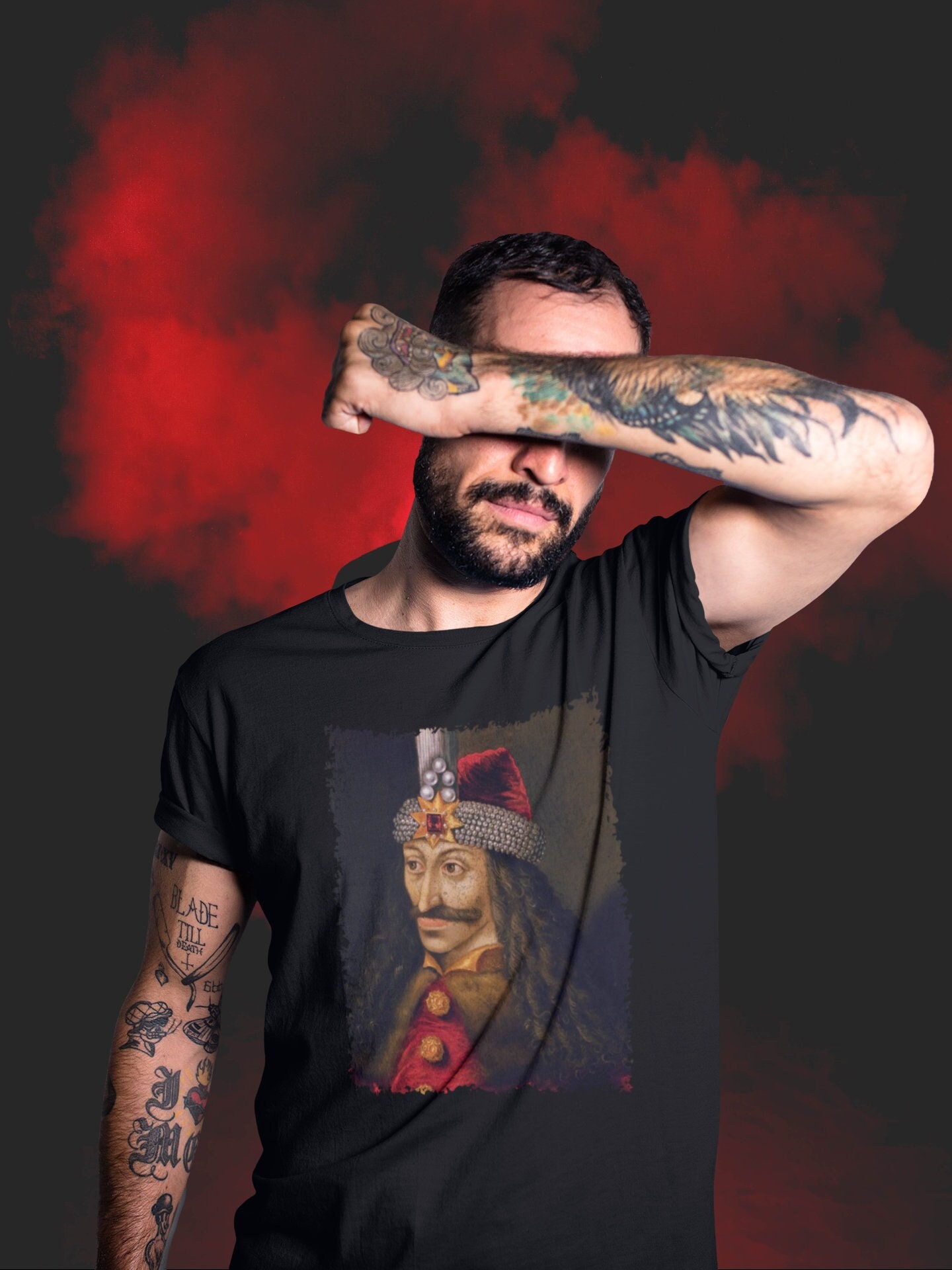 Vlad the Impaler Shirt Dracula Vampire T-Shirt Gothic Apparel Gift Horror Shirt Prince Of Wallachia Shirt Vlad Tepes Shirt Goth Clothing