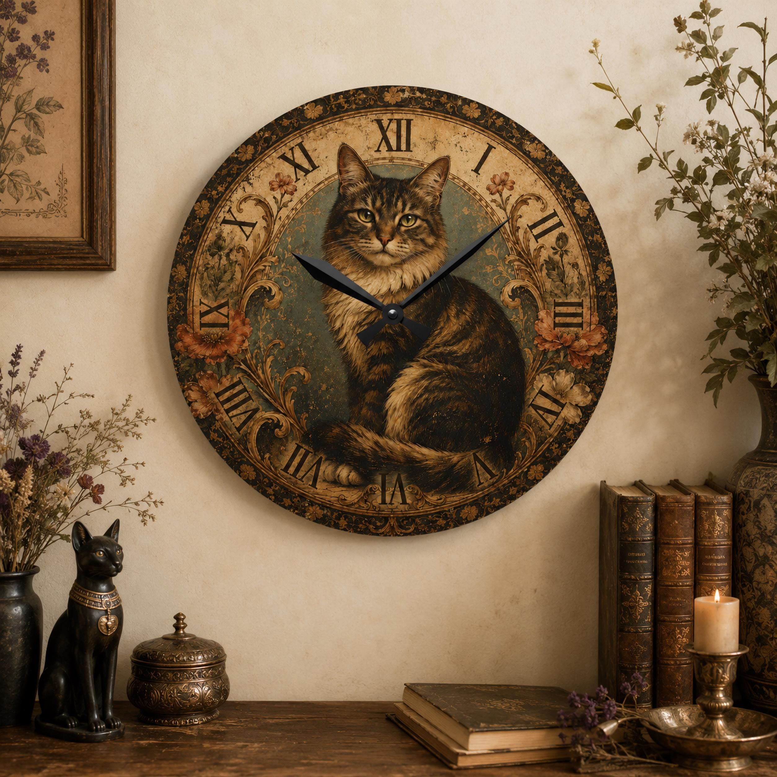 Vintage Cat Clocks - Etsy